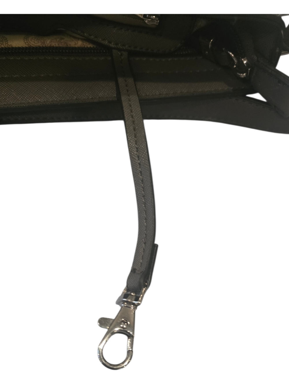 Simply Noelle Compact Gray Crossbody Bag Everyday Style Nylon Body - Picture 5 of 12